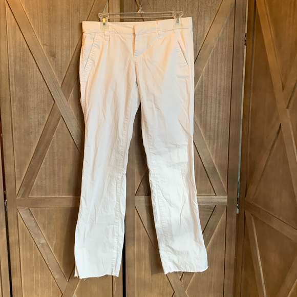 Hurley Pants - Hurley Classic Lowrider Pant size 5 - White Y2K Skater Pant Vintage